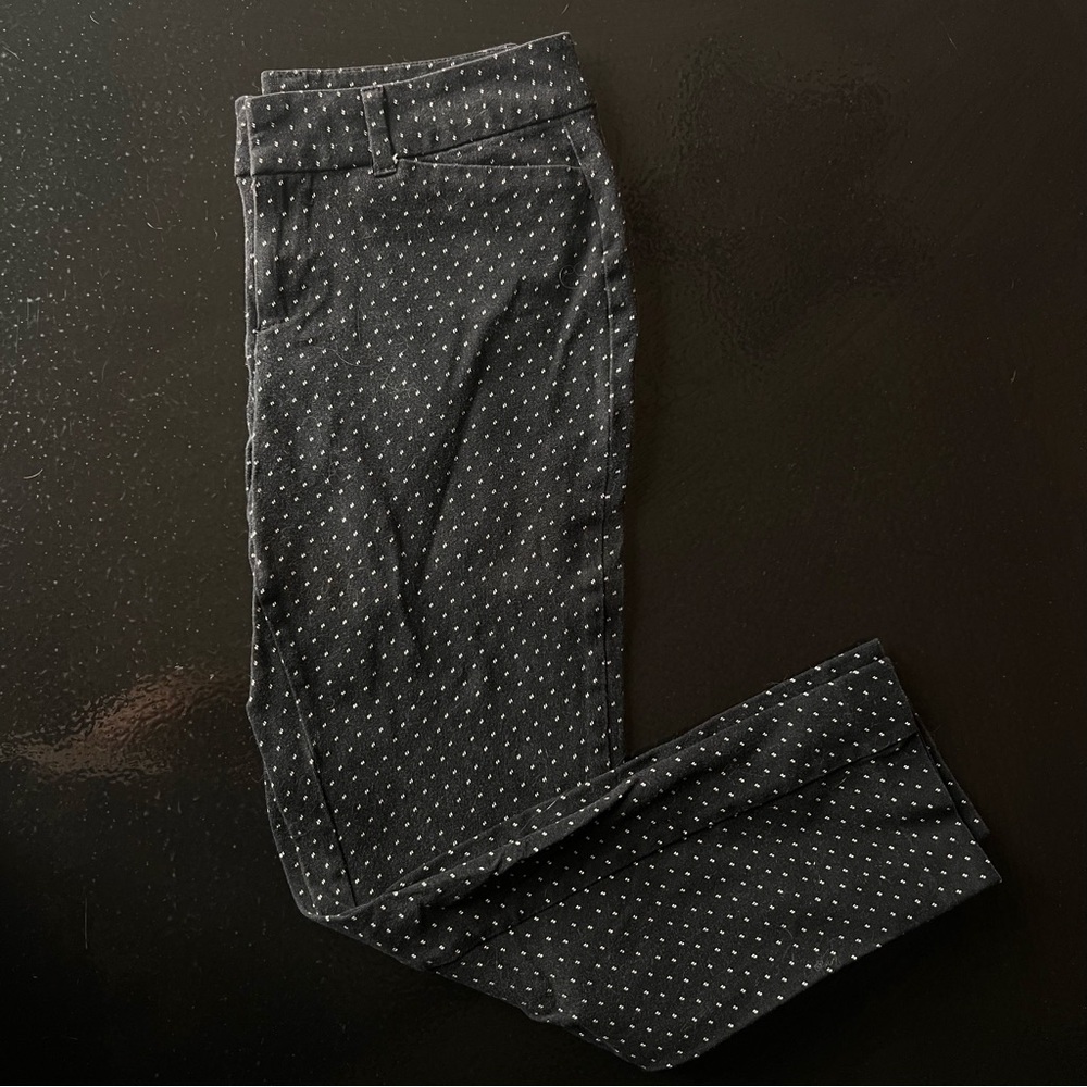 Faded Glory Women’s Black Polka Dot Dress Pants Size 4